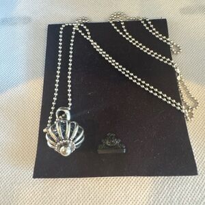 Lagos birdcage pendant with 16 inch chain